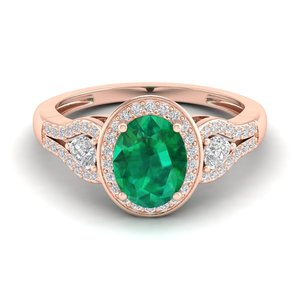 REYES High Quality 925 Sterling <b>Silver</b> Moissanite Halo <b>Rings</b> Women Oval Cut 4.42Ct <b>Emerald</b> Gemstone Customizable Fine Jewelry - Product Image 1