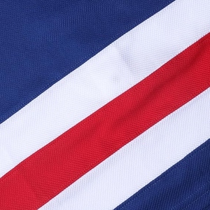 High Quality Custom Men's Ice Hockey Jersey V-neck Blank Royal <b>Blue</b> Red White Striped Practice Hockey Uniform Shirt - Product Image 4