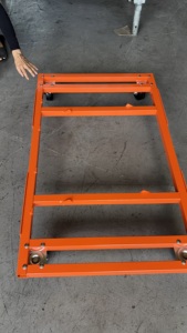 Plataforma Rodante de Acero de Alta Resistencia con Cuatro Ruedas para Manejo de Materiales Industriales, Carro Personalizado OEM - Product Image 3