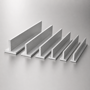 โปรไฟล์อะลูมิเนียมรูปตัว T สำหรับโครงสร้างเสริมแรงและงานตกแต่ง - Product Image 3