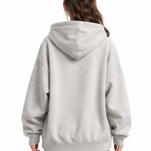Wholesale Custom Oversized Zip Hoodie for Women - OEM Manufacturer & Factory Direct Supplier - Product Image 2