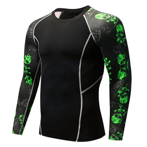 Wholesale Unisex UPF50+ Eco-Friendly Anti-Bacterial Rash Guard Full Breathable Quick Dry Polyester Spandex Compression <b>Surf</b> Swim - Product Image 3