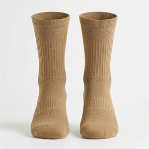 Men Sports <b>Socks</b> Crew Cushion Cotton Athletic Custom Breathable Moisture Wicking Running Gym Durable Customized Color Pairs - Product Image 1