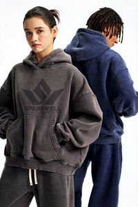 Sudadera con Capucha para Hombre, Color Verde Oliva, 100% Algodón, Manga Larga, Corte Regular, Diseño de Dibujos Animados, Informal, Invierno, Felpa Francesa, Anti-Pilling - Product Image 4