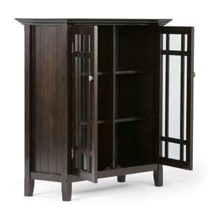 Mobiletto portaoggetti Bedford Dark Tobacco Brown di medie dimensioni per soggiorno - Product Image 5
