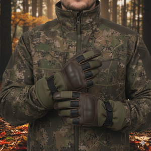 Dernier design, vente en gros, gants de chasse en cuir, sport, meilleure qualité, vente chaude, légers, imperméables, fabriqués au Pakistan - Product Image 3