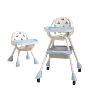 Nieuw Ontwerp Baby Hoge Stoel Afneembare Peuter Eten Stoel Veiligheid Kinderen Voederstoel Voor Restaurant