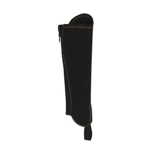 Demi-chaps d'équitation en cuir PU durable, professionnels, pour hommes et femmes, à prix bas pour les chevaux - Product Image 1