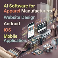 Software de IA para Fabricantes de Ropa, Plugin para WordPress y Shopify, Diseño de Sitios Web, Aplicación Móvil para Android e iOS, Software de IA para ERP y CRM