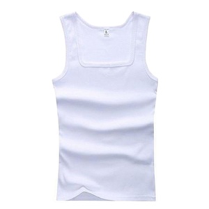Camiseta sin Mangas con Capucha para Hombre, Ropa Deportiva Formal para Gimnasio y Yoga, 100% Algodón, Espalda Descubierta, Corte Holgado - Product Image 1
