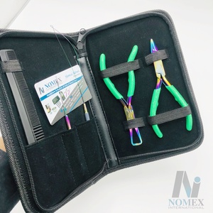 Custom Micro <b>Beads</b> Removal Pliers <b>Kit</b> with Loop and Hook Private Label Hair Extension Tool <b>Kit</b> - Product Image 5