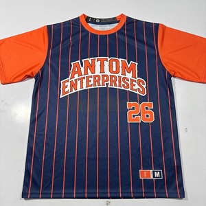 Full Sleeve Baseball T-Shirt Sublimation Printed <b>Polyester</b> Streetwear Fitness Training Long Sleeve T Shirt - Product Image 6