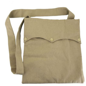 Sac à dos vintage en toile imperméable pour camping avec cadre externe 20-36L, fermeture à bouton, sac à bandoulière à trois rabats boutonnés - Product Image 3
