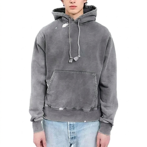 เสื้อฮู้ดดี้ผู้ชายพรีเมียมสุดเท่ ดีไซน์เรียบง่าย สไตล์วินเทจ แขนยาว ใส่ได้ทั้งชายและหญิง ทรงโอเวอร์ไซส์ สวมใส่สบาย - Product Image 4