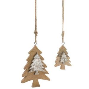 Minimalist Wooden Hanging <b>Tree</b> <b>Ornament</b> For Home Decor Simple Natural Wood Hanging Craft Design - Product Image 5