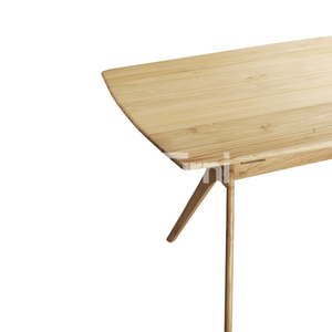 Table à manger moderne de luxe en bois de frêne avec pieds sculptés, table basse, meubles - Product Image 5