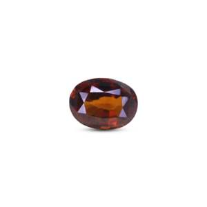 Loose Hessonite Gomed Gemstone 5.95 Carat 15mm Natural Raw Garnet for Fine Jewelry - Product Image 1