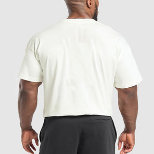 T-shirt formel tricoté pour homme, nouvelle collection, 200 GSM, imprimé numérique personnalisé, 100 % coton, coupe classique, respirant, vente en gros - Product Image 3