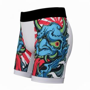 กางเกงบ็อกเซอร์แบบสวมสำหรับผู้ชาย MMA แบบซับลิเมชั่นสั่งทำพิเศษ สำหรับการฝึกซ้อมและออกกำลังกายประสิทธิภาพสูง - Product Image 3