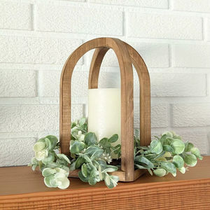 Farol de madera decorativo de diseño de lujo para el hogar, luz navideña, farol colgante para decoración del hogar y jardín, faroles decorativos. - Product Image 1