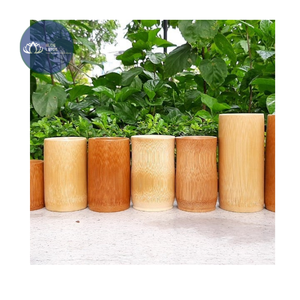 Gobelet en bambou naturel de haute qualité avec couvercle anti-fuite, tasse de voyage portable, vente en gros - Product Image 1