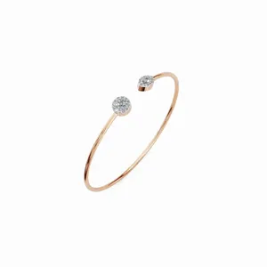 Brazalete de Oro para Mujer con 26 Diamantes Cultivados en Laboratorio HIPHOPSTAR, Diseño Elegante y Moderno - Product Image 5