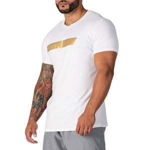 Lifestyle <b>Men</b> Gym T Shirts Short Sleeves With Soft <b>Stretch</b> Fabric For Sports Training And Casual Fitness Wear - Product Image 1