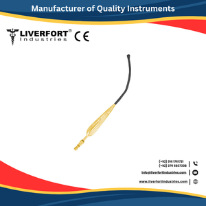 TOP Quality Ear Hook Curved 6.5" Black/Gold ENT Ear & Plastic Surgery German Stainless Steel Surgical <b>Instruments</b> CE ISO - Product Image 6