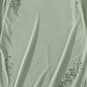 Camiseta de Manga Corta para Hombre, Talla Grande, 100% Algodón, Estilo Desgastado, Corte Holgado, Estampada, Transpirable, de Secado Rápido, 220g - Product Image 2