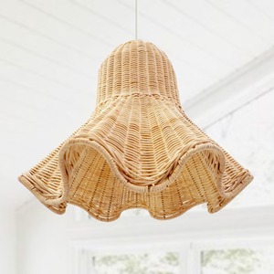 Hand-woven rattan chandelier excellent quality lampshade kids <b>lighting</b> direct supply from factory - Product Image 4