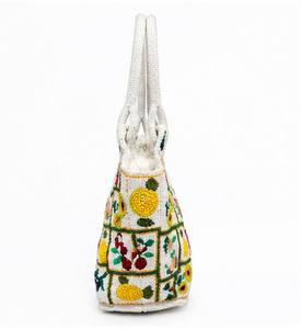 Sac à main brodé en coton fait main avec perles, élégant pour femme, idéal pour les mariages et festivals – Disponible - Product Image 5
