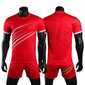 Ensemble de sport respirant en polyester jaune, rouge et noir sans manches pour homme, taille adulte, avec impression de logo personnalisée, séchage rapide - Product Image 6