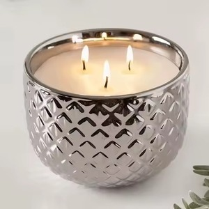 Portavelas Metálico de Alta Calidad, Recipiente Decorativo para Velas, Adorno para Mesa del Hogar - Product Image 2