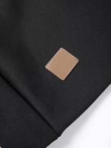 Ensemble survêtement polaire pour homme, col montant zippé, couleur unie, avec pantalon de jogging, tenue de sport décontractée - Product Image 5