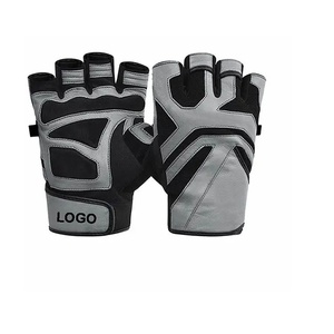 Gants de sport demi-doigts pour hommes à prix de gros avec support de poignet pour la musculation, l'entraînement physique et le cyclisme - Product Image 1