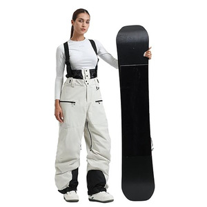 Nuevos pantalones de esquí para hombre, gruesos y cálidos para invierno, overoles de esquí cortavientos, pantalones de snowboard, ropa de nieve holgada para exteriores, pantalón impermeable. - Product Image 3