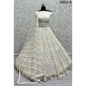 ชุดเจ้าสาวอินเดียกำมะหยี่คอลเลกชันสำหรับเจ้าสาวกับงาน zarkhan fzbella โดย fabzone - Product Image 2