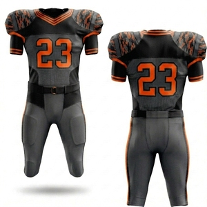 American <b>Football</b> Uniform Short Sleeve Sublimation Rugby Jersey Front 100% Polyester Design Your Own Custom Infants <b>Toddlers</b> - Product Image 6