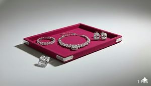Premium Velvet Jewellery Display Organizer Tray for Rings Earrings Necklaces Bracelets - Product Image 6