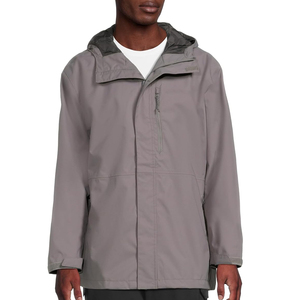 Windproof Casual Wear <b>Men</b> <b>Waterproof</b> <b>Jacket</b> Zipper Closure Solid Color Outdoor Use <b>Men</b> <b>Rain</b> <b>Jackets</b> <b>For</b> Adults - Product Image 1