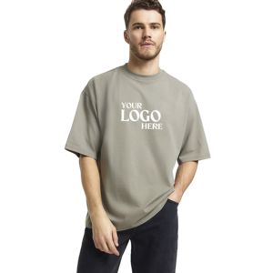 T-shirts d'été pour hommes de haute qualité, coupe oversize, anti-plis, 100% coton, grammage lourd, luxe, épaules tombantes, vierges, vente en gros - Product Image 3