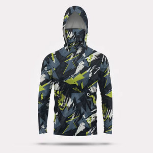 Vêtements de pêche UPF 50, séchage rapide, respirant, anti-UV, sur mesure, sublimation, chemise de pêche à manches longues - Product Image 5