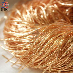 Perles colorées lisses de qualité supérieure, 1mm, fil Dabka bullion pour broderie rouge, badges, broches de mode, bijoux - Product Image 5