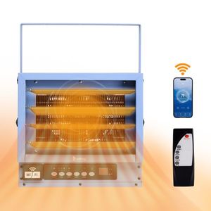 ZOKOP WiFi Smart Electric Garage Heater 6000W Ceiling Mount Space Heater 240 Volt Hard Wired Fan Forced Shop Heater WiFi - Product Image 1