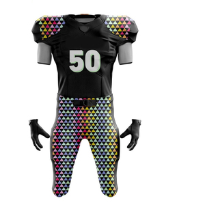 Desain Unik Seragam Sepak Bola Amerika Bernapas Bahan Sublimasi 100% Poliester Harga Grosir Murah Buatan Pakistan - Product Image 4