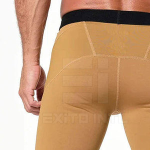Vêtements de sport pour hommes, shorts de fitness avec compression, sur mesure, matière à séchage rapide, shorts de compression respirants pour hommes - Product Image 5