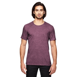 Camiseta de entrenamiento de gimnasio para hombre, camiseta de manga corta 95% algodón 5% Elastano, camiseta OEM de algodón con transpirable personalizado - Product Image 4