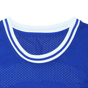 Maillot de basket-ball bleu sans manches, numéro 34, en maille sublimée respirante, vêtement unisexe pour adulte, coupe régulière, col rond - Product Image 5