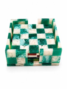 High Quality MDF Enamel Coaster <b>Set</b> With Durable <b>Waterproof</b> Coating For Everyday Kitchen And Dining Table Use - Product Image 3