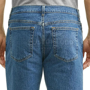 Shorts en jean pour homme, style streetwear tendance, coupe classique, respirants, pour les vacances d'été. - Product Image 6
